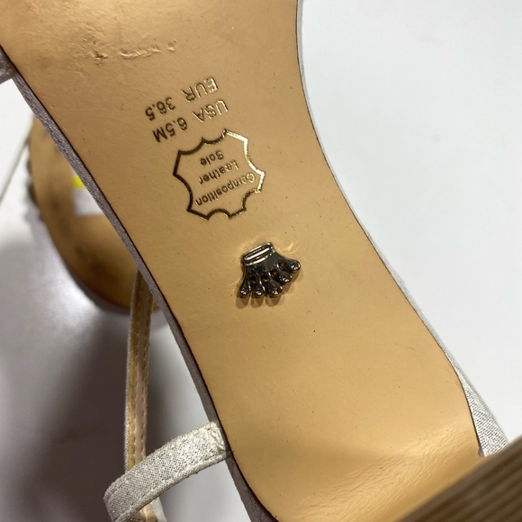 Nina New York Nelena Silver Rhinestone Sparkly Strappy Evening Sandals Size 6.5 - Picture 15 of 16